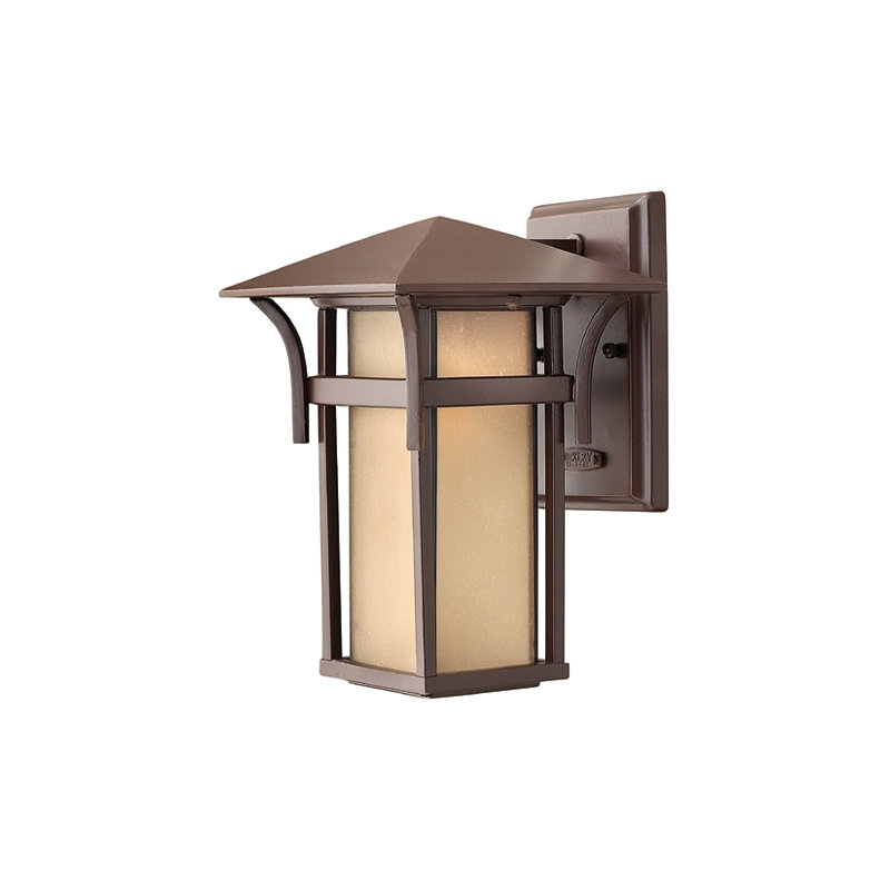 Harbor Outdoor Wall Lantern, Anchor Bronze, Non-Energy Saving/Non-Dark Sky, 10.5" H x 7" W