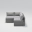 Bryonny Wicker 3 - Person Modular Patio Conversation Set with Cushions-97808083