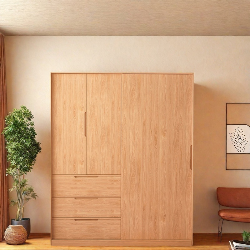 Modern Simple Wardrobe, H 83 po x l 71 po x P 24 po