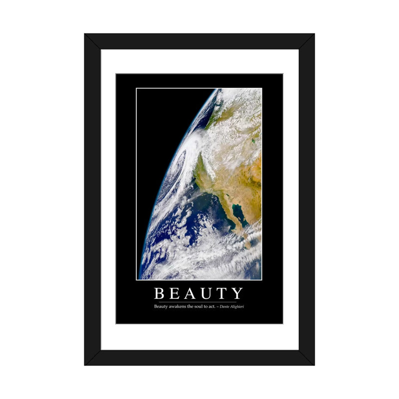 « beauté i » par stocktrek images, reproduction d’impression sur toile tendue, Papier avec cadre noir, Blanc