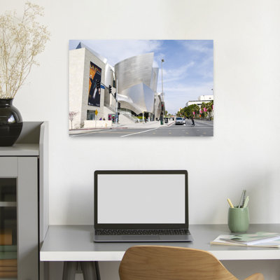 Disney Hall Los Angeles California USA by Scott M. Tansey - Wrapped Canvas Print
