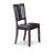 Dudley Dining Chairs - Faux Leather Upholstered Wood Chairs, Set of 2, Black-2113422647-2071940064