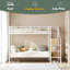 Lit superposé en métal avec échelle de rangement latérale et garde-robe-2055744169-2055744164