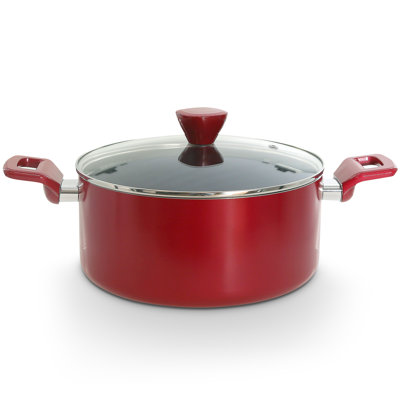 Nutrichef Non-Stick Casserole With Lid - High-Qualified Kitchen Cookware With See-Through Tempered Glass Lids, 5 Quart (Works With Model: NCCWA13)