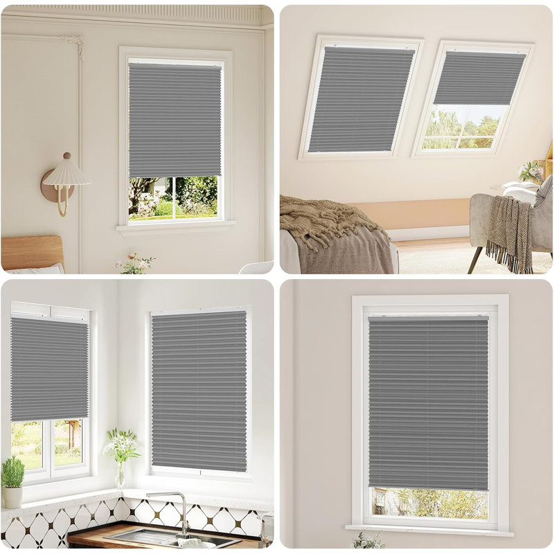 Semi Sheer Pleated shade, 75cmW x 120cmL