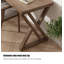 Bureau d'écriture entièrement en bois avec bibliothèque-110190708