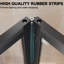 185mm H Hinged Framed Shower Door with Clear Glass-145087126-145087121