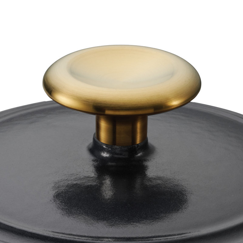 Tramontina Enamelled Cast Iron Bread Oven 24 cm, Black