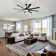 84 Inch Modern Large Design Ceiling Fans With Smart Remote Control 8 Fan Blades For Living Room