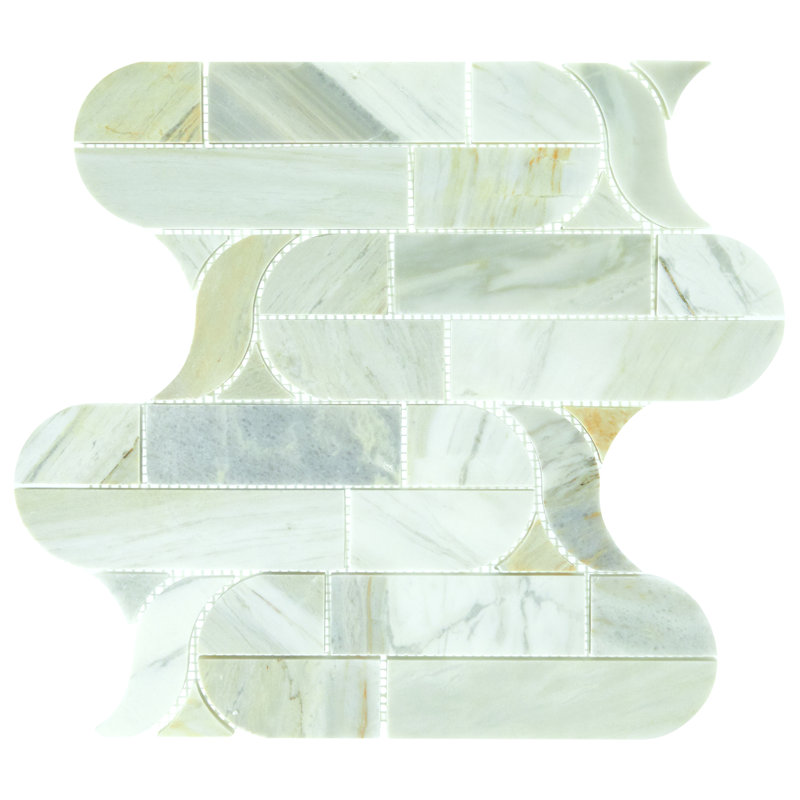 PIETRA DIVINA Natural Stone Mosaic Wall Tile, Gray