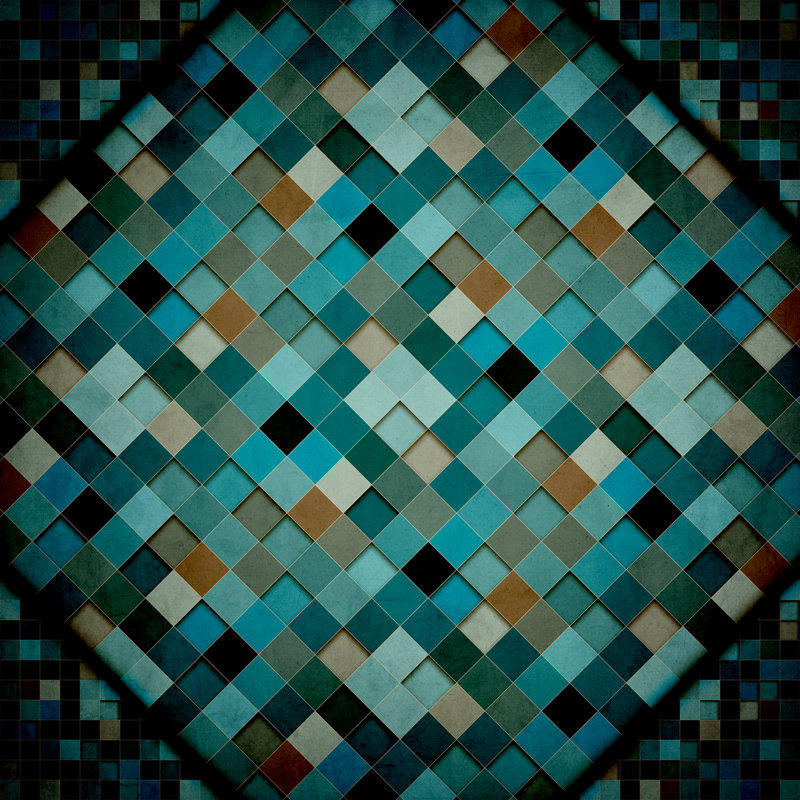 Horsham Grunge Design by Maksymowicz - Wrapped Canvas Print, 30cm H x 30cm W 3.8cm D