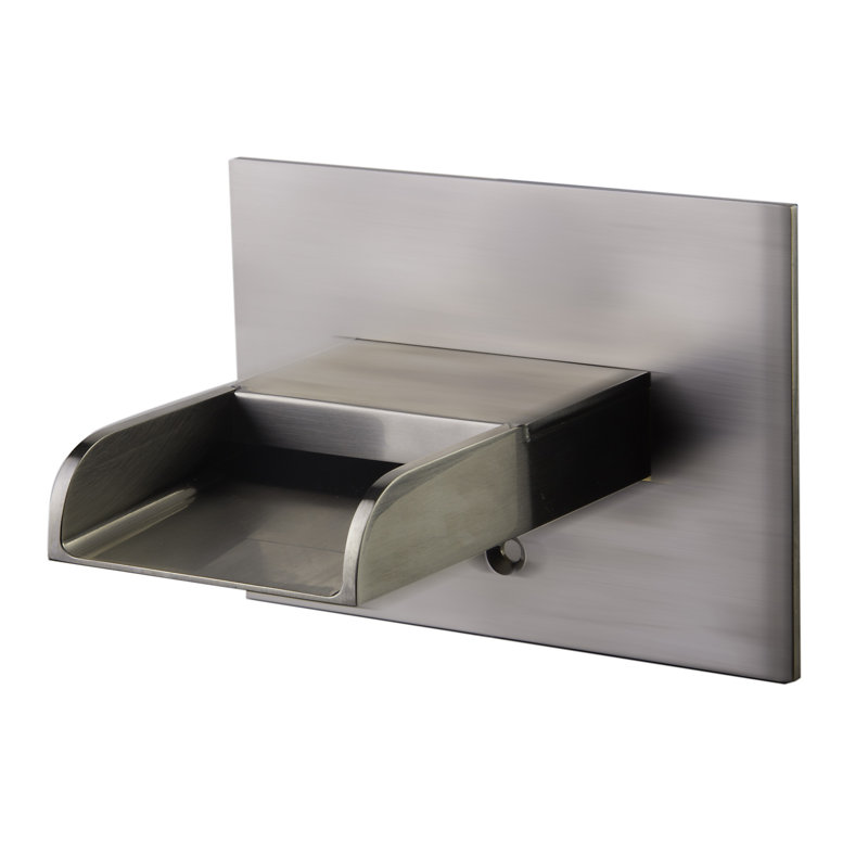 Wall Tub Spout, Brushed Nickel