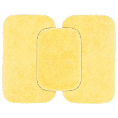 Mccluney Traditional Nylon Bath Rug with Non-Slip Backing