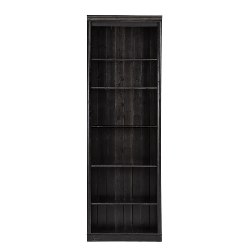 Mallouk 223cm H x 74cm W Standard Bookcase, Brown