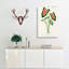 Elephant Ear Lily Flower by Charles d' Orbigny - Wrapped Canvas-55315823