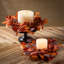 15" Artificial Berry and Eucalyptus Fall Accent Ring, Orange