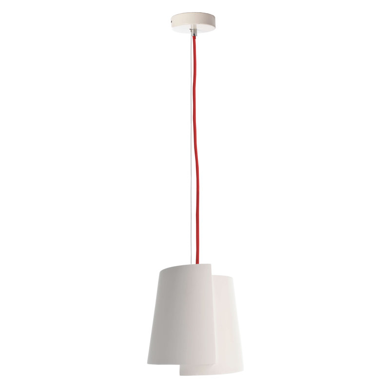 Twister 1 - Light White Single Pendant