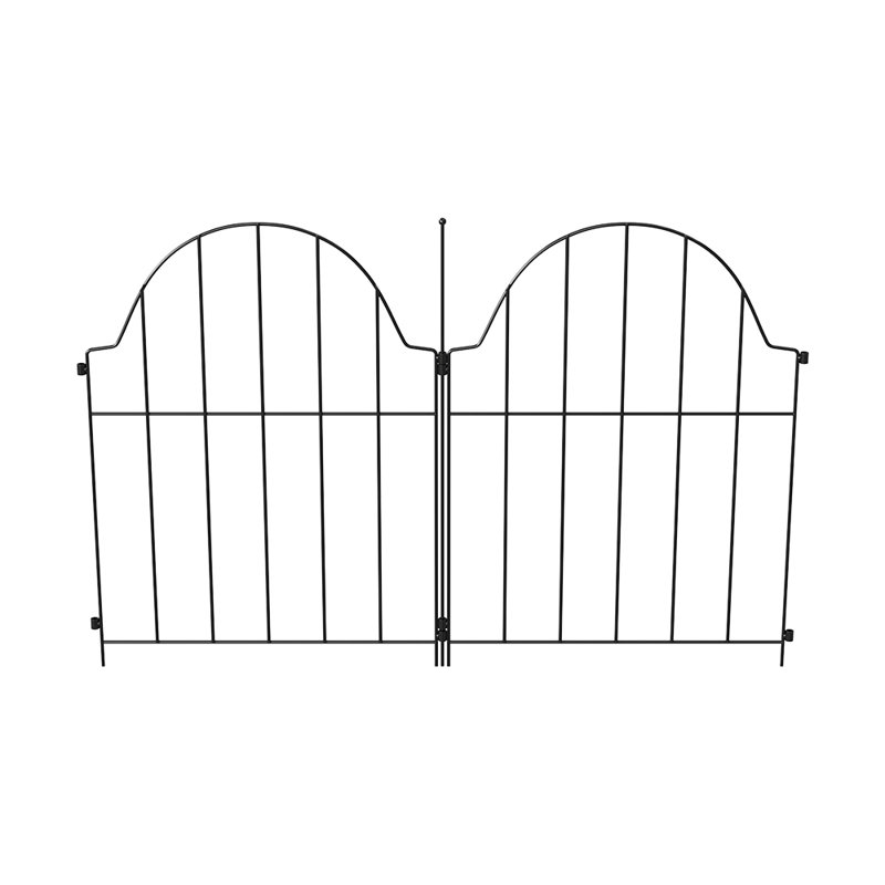 42cm H x 32cm W Metal Border Fencing