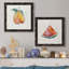 Happy Pear - Ensemble de 2 peintures sur toile encadrées-1314333187-1314333190
