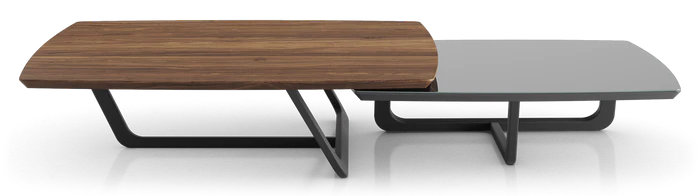 Belvedere Solid Wood Top Nesting Coffee Table