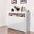 Sideboard Storage Cabinet High Gloss With LED Light