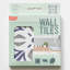 Cubia Blue 15.25 x 15.25cm Self-adhesive Vinyl Wall Tiles Pack 6