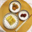 Blue Bird Bone China Appetizer Plate