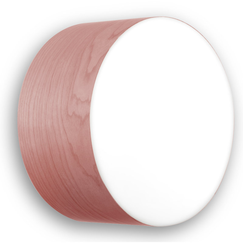 Plafonnier Gea par Mariví Calvo, H 3,9 po x l 7,9 po x P 7,9 po, Rose pâle, DEL 2700K