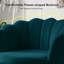 Fauteuil demi-tonneau en velours 30 po Hendrix-2112625217