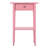Vibrant Functionality Pink Particle Board Nightstand For Modern Decor