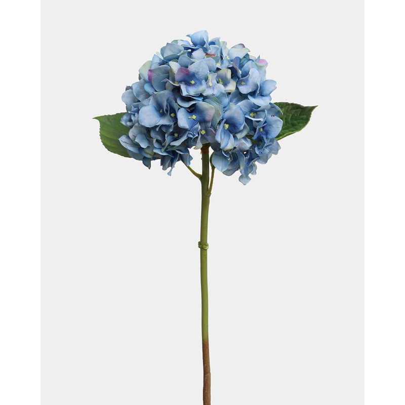 Hortensia rouge Real Touch 18 pouces, Rouge, 18" H x 8" W