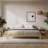 Wooden Platform Bed with Slats-350955704