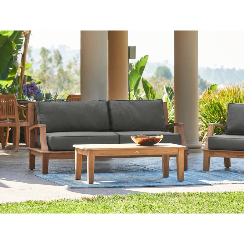 Grande Patio Sofa with Sunbrella Cushions, Canvas Regatta Sunbrella® Canvas