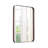 Eitzen Rectangle Wall Mirror High-Strength Tempered Glass and  Stainless Steels Framed Wall Mirror Accent Mirror-231624582-216028335