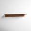Shea Poplar Solid Wood Floating Shelf with Hooks-2126806222