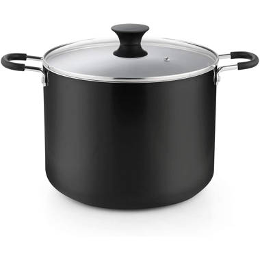 8qt Non-Stick Stock Pot with Glass Lid