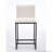 Counter Height Upholstered Linen Bar Stools Set of 2-107881447