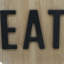Décoration murale planche à découper «Eat»