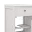 Meuble-lavabo de 20 pouces avec comptoir en céramique à deux niveaux et tablettes réglables-1565077419