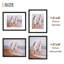 Cadre photo 11 x 14, images de présentation 8 x 10 avec passe-partout ou 11 x 14 sans passe-partout, cadre photo mural 1 paquet (noir)
