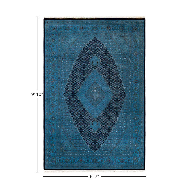 Lengby One-of-a-Kind 6' 7" X 9' 10" Hand Knotted Area Rug