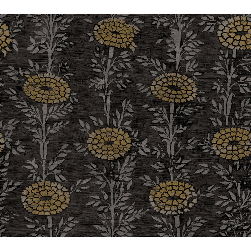 Papier peint doré French Marigold, Noir, noir, noir, noir