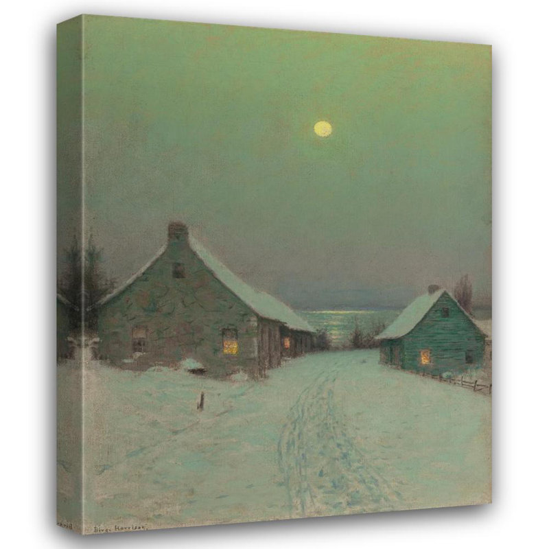 «Christmas Eve» par Birge Harrison - Art mural sur toile tendue avec châssis, H 24 po x l 17 po