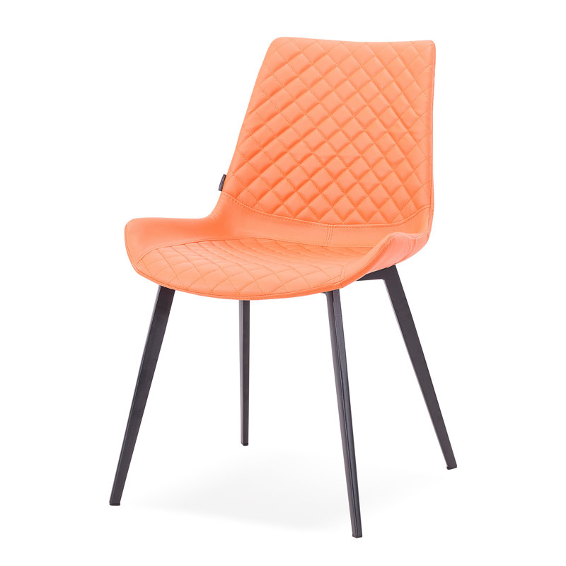 Chaise Albieri, Orange / Noir