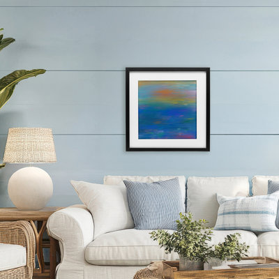 South Sea Abstraction Framed Print Under Glass, design by Atelier Posters