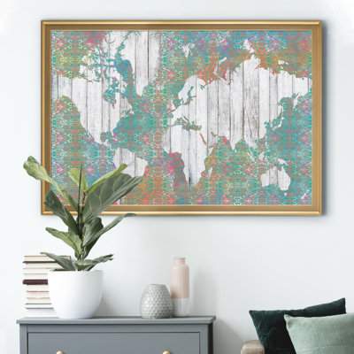 Boho Map I - reproduction de cadre photo