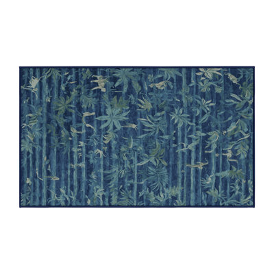Tapis gris lavable à la machine