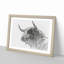 Stone Statue of a Bull in Abstract - Framed Print-55730096-55730101