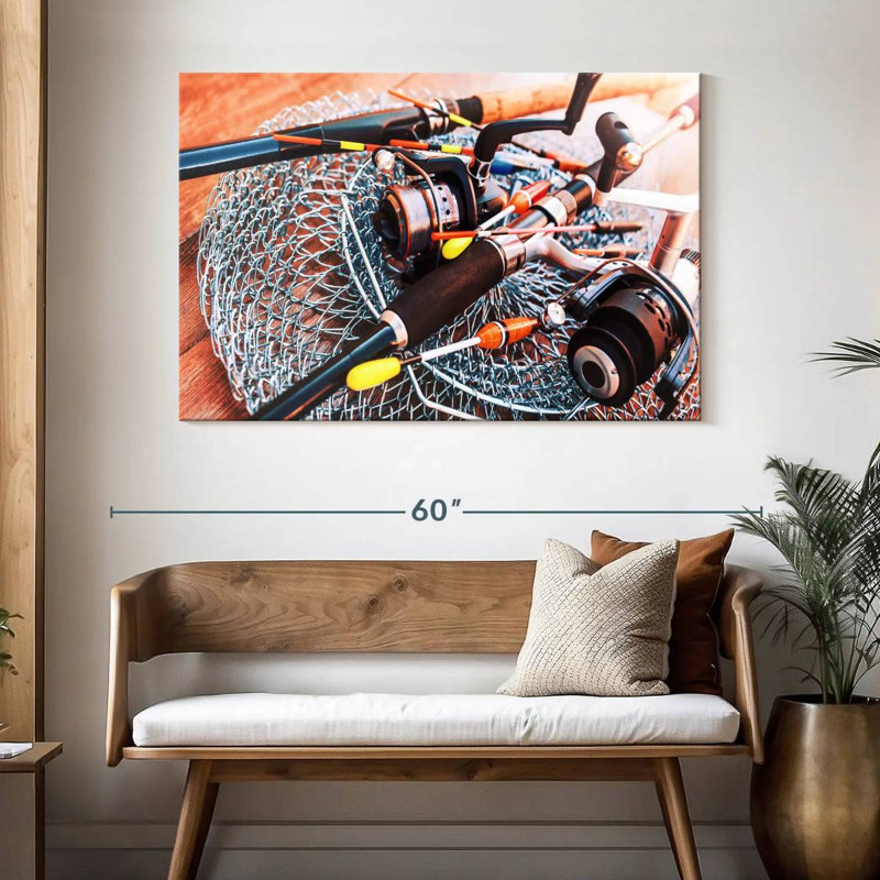Senne Ready To Fish, 32" H x 48" W
