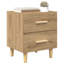 Bed Cabinet 2 Pcs 40 X 35 X 47.5 Cm Engineered Wood-457468001